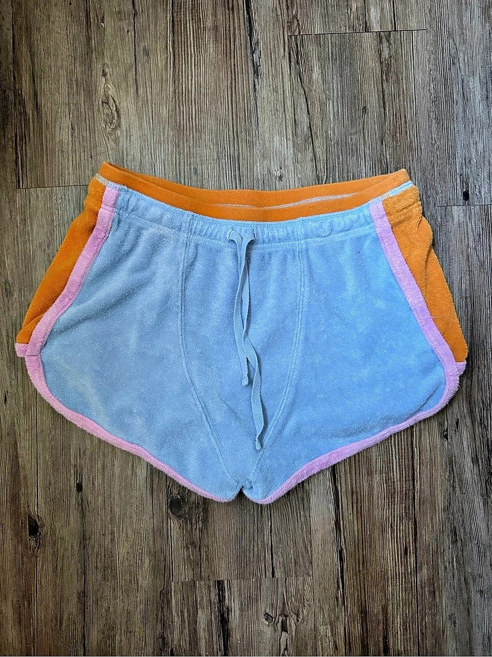 Free People Color Block Terry Cloth Dolphins